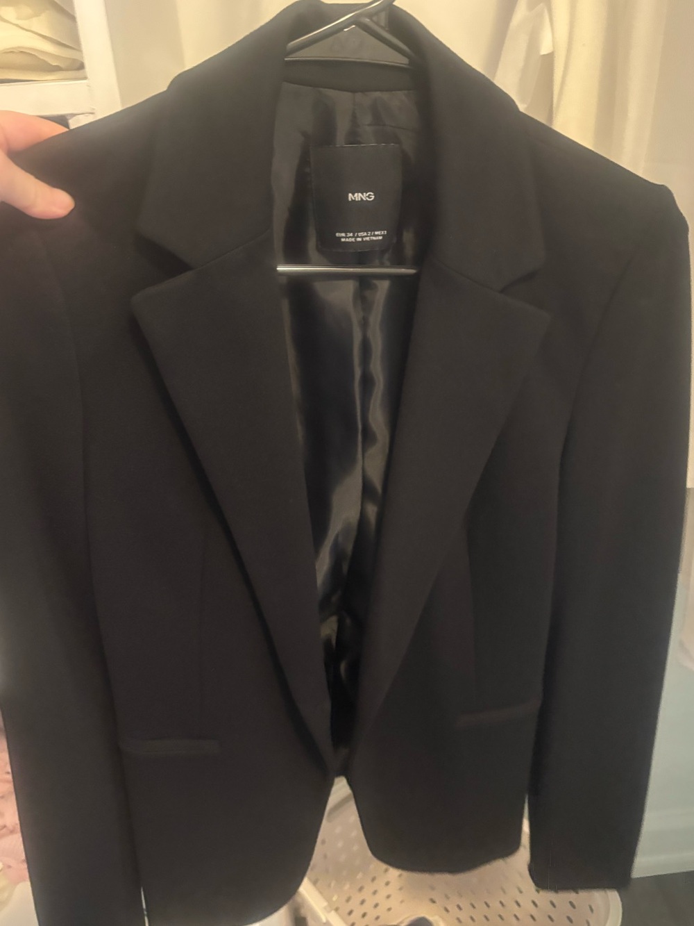 Mango black women’s blazer